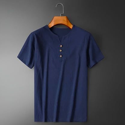 Classic Fit Linen-Blend Shirt